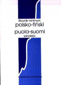 Słownik minimum polsko-fiński - okładka książki