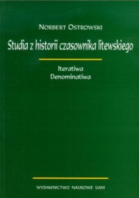 Studia z historii czasownika litewskiego. - okładka książki