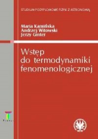 Wstęp do termodynamiki fenomenologicznej - okładka książki