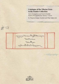 Catalogue of the Tibetan Texts - okładka książki