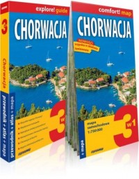 Chorwacja explore! Guide 3 w 1: - okładka książki