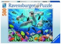 Delfiny (puzzle 500-elem.) - zdjęcie zabawki, gry