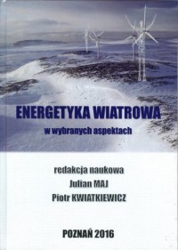 Energetyka wiatrowa w wybranych - okładka książki
