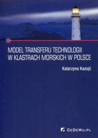 Model transferu technologii w klastrach - okładka książki