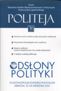 Politeja nr 36/2015 - okładka książki