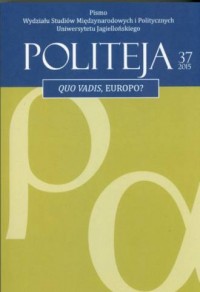 Politeja nr 37/2015 - okładka książki