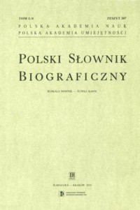 Polski Słownik Biograficzny. Tom - okładka książki