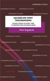 Szczęśliwe winy teolingwizmu. Polska - okładka książki