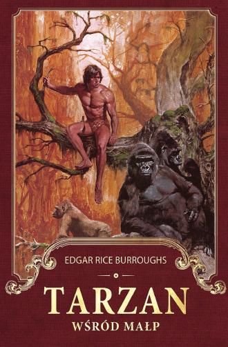 powiększ Tarzan wśród małp - okładka książki