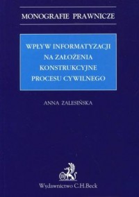 Wpływ informatyzacji na założenia - okładka książki