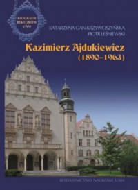 Kazimierz Ajdukiewicz 1890-1963 - okładka książki