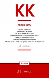 Kodeks karny oraz ustawy towarzyszące - okładka książki