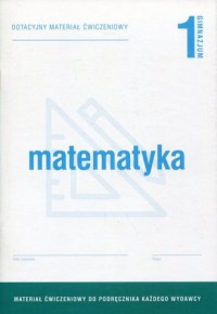 Matematyka 1. Gimnazjum. Dotacyjny - okładka podręcznika