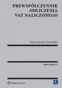 Prewspółczynnik odliczenia VAT - okładka książki