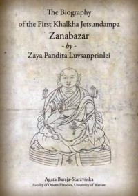 The Biography of the First Khalkha - okładka książki