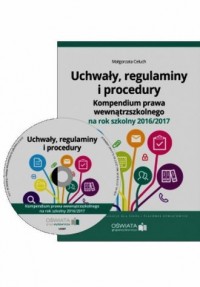 Uchwały regulaminy i procedury - okładka książki