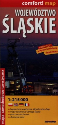 Województwo Śląskie mapa samochodowo-turystyczna - okładka książki
