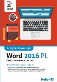 Word 2016 PL. Ćwiczenia praktyczne - okładka książki