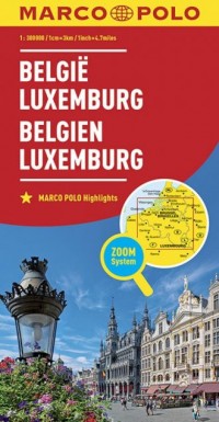 Belgia, Luxemburg mapa - okładka książki