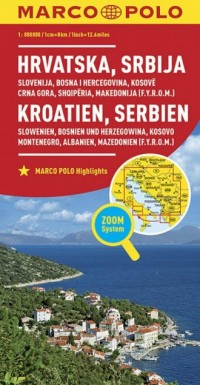 Chorwacja, Słowenja, Albania, Czarnogóra - okładka książki