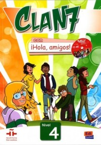 Clan 7 con hola amigos 4. Podręcznik - okładka podręcznika
