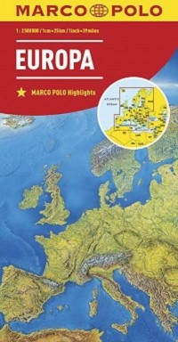 Europa mapa - okładka książki