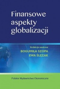 Finansowe aspekty globalizacji - okładka książki