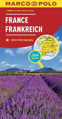 Francja mapa - okładka książki