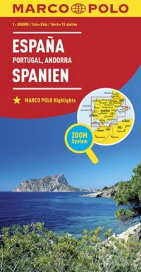 Hiszpania, Portugalia mapa - okładka książki