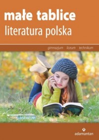 Literatura polska. Małe tablice - okładka podręcznika