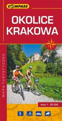 Okolice Krakowa mapa turystyczna - okładka książki