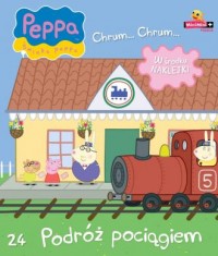 Podróż pociągiem. świnka Peppa - okładka książki