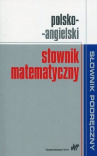 Polsko-angielski słownik matematyczny - okładka podręcznika
