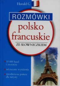 Rozmówki polsko-francuskie ze słowniczkiem - okładka książki