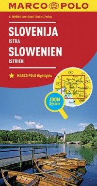 Słowenia, Istria mapa - okładka książki