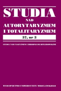 Studia nad Autorytaryzmem i Totalitaryzmem. - okładka książki