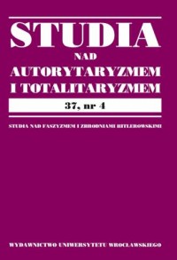 Studia nad Autorytaryzmem i Totalitaryzmem. - okładka książki