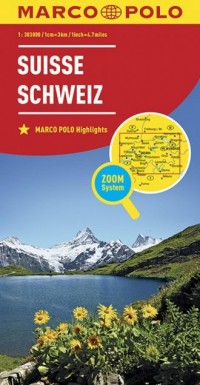Szwajcaria mapa - okładka książki