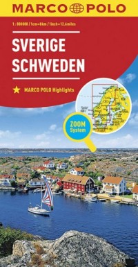 Szwecja mapa - okładka książki