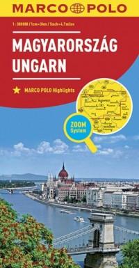 Węgry mapa - okładka książki