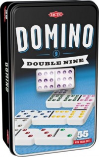 Domino dziewiątkowe (w puszce z - zdjęcie zabawki, gry