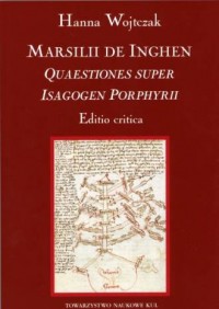 Marsilii de Inghen Quaestiones - okładka książki