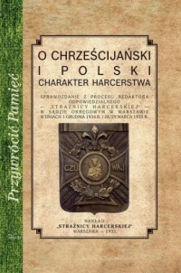 O chrześcijański i polski charakter - okładka książki