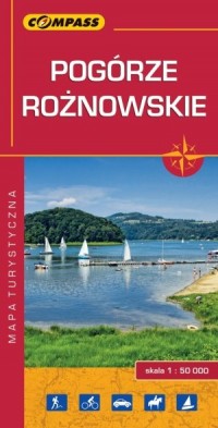 Pogórze Rożnowskie mapa turystyczna - okładka książki