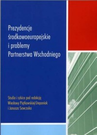 Prezydencje środkowoeuropejskie - okładka książki