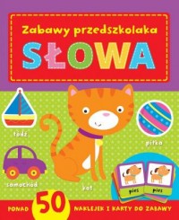 Słowa Zabawy przedszkolaka - okładka książki