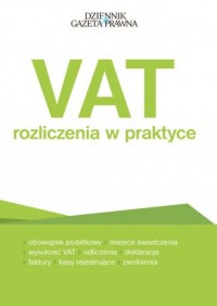 VAT rozliczenia w praktyce - okładka książki