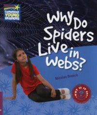 Why Do Spiders Live in Webs? Level - okładka książki
