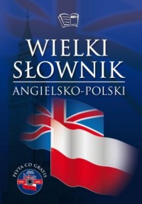 Wielki słownik angielsko-polski, - okładka książki