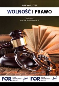 Wolność i prawo - okładka książki